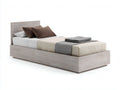 Letto singolo - legno - 207x100x96 cm - Rovere sbiancato - minimalista